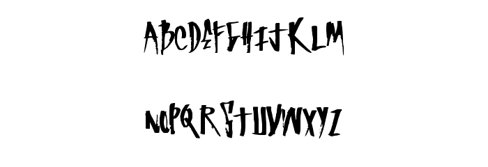 SuperGraf Font LOWERCASE