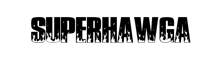 SuperHawgA Font