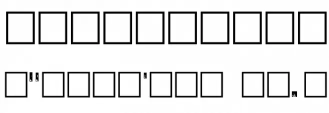 SuperHawgA Font Alte caractere