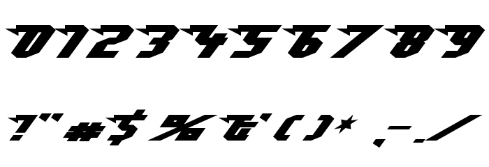 SuperHeterodyne Font OTHER CHARS
