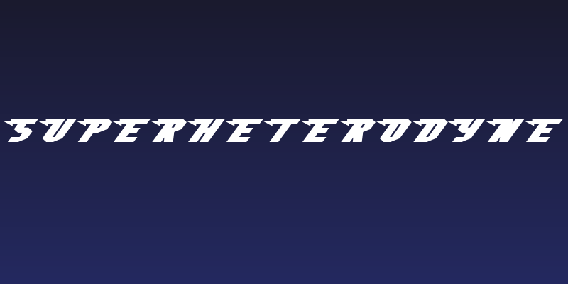 SuperHeterodyne Social Header