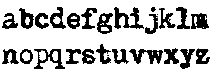 SuperKeys Font LOWERCASE