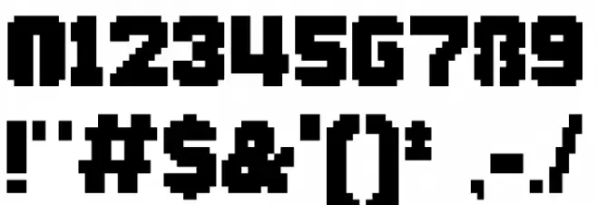 SuperMario85 Font OTHER CHARS