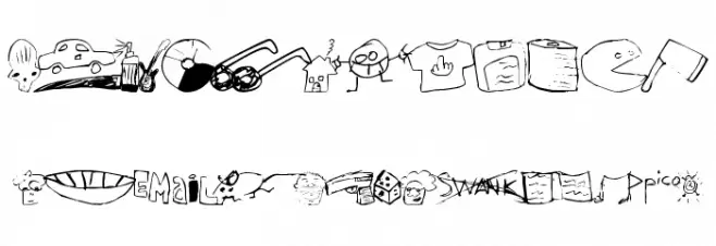 SuperMattBatz フォント 大文字