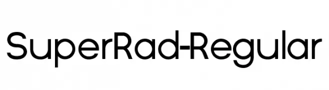 SuperRad-Regular  Free Fonts Download