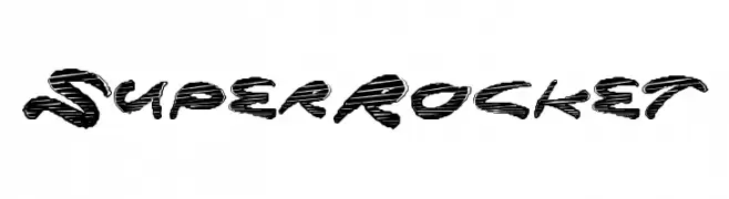 SuperRocket  Frei Schriftart Herunterladen