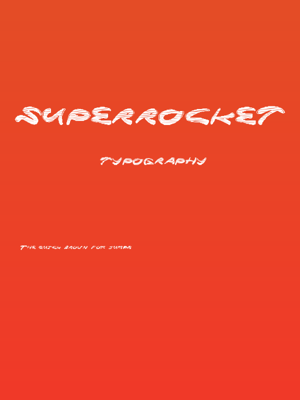 SuperRocket Poster