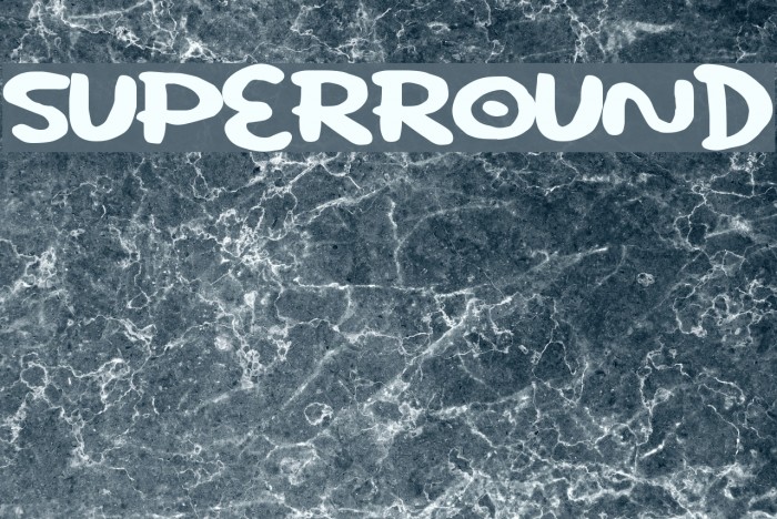 SuperRound Font examples