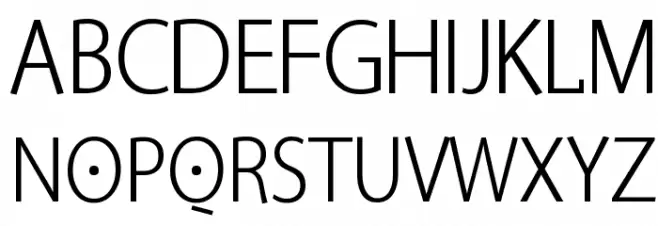 SuperSansCond Light Font Litere mari
