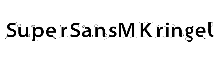 SuperSansMKringel  フリーフォントのダウンロード