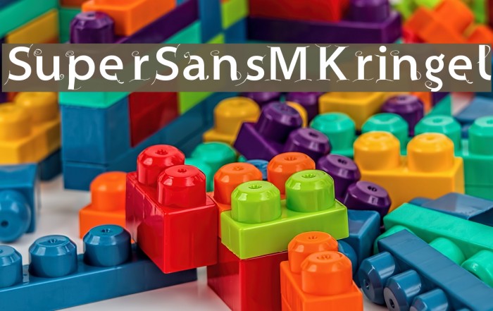 SuperSansMKringel Font examples