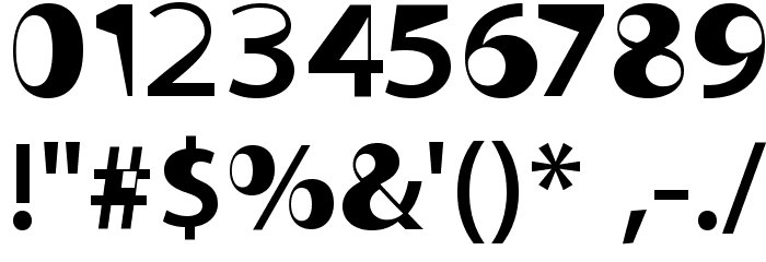 SuperSansStrange Font OTHER CHARS