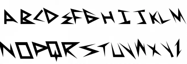 SuperSerious 字体 大写