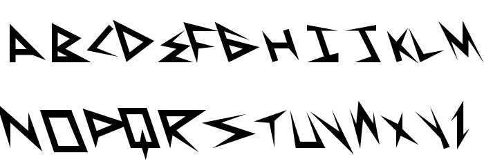 SuperSerious Font LOWERCASE