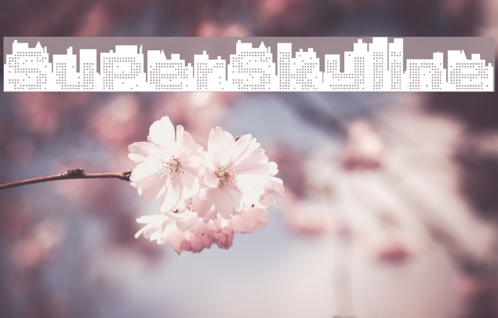 SuperSkyline Font examples