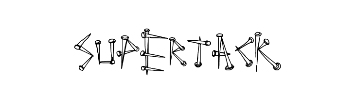 SuperTack  Free Fonts Download