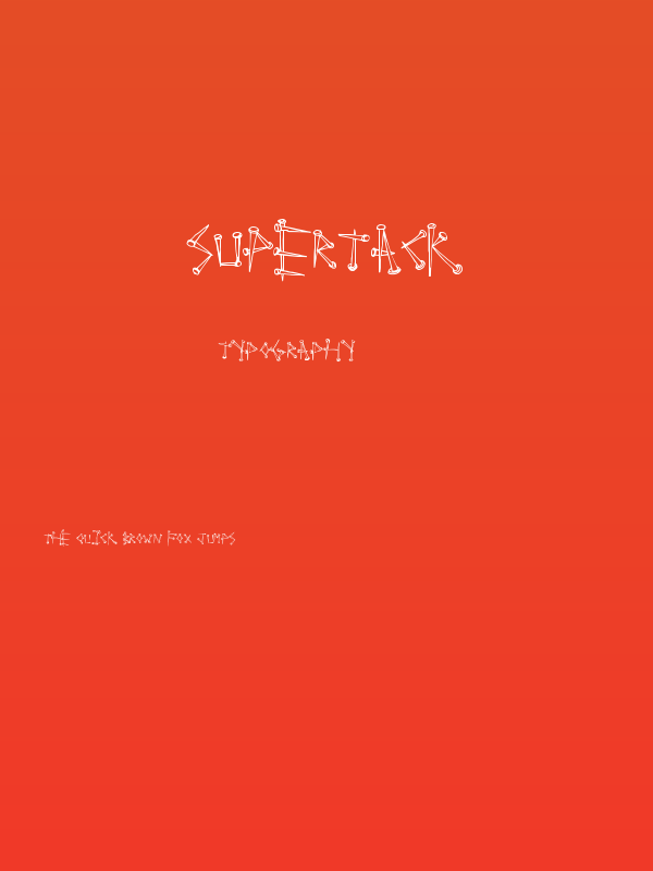 SuperTack Poster
