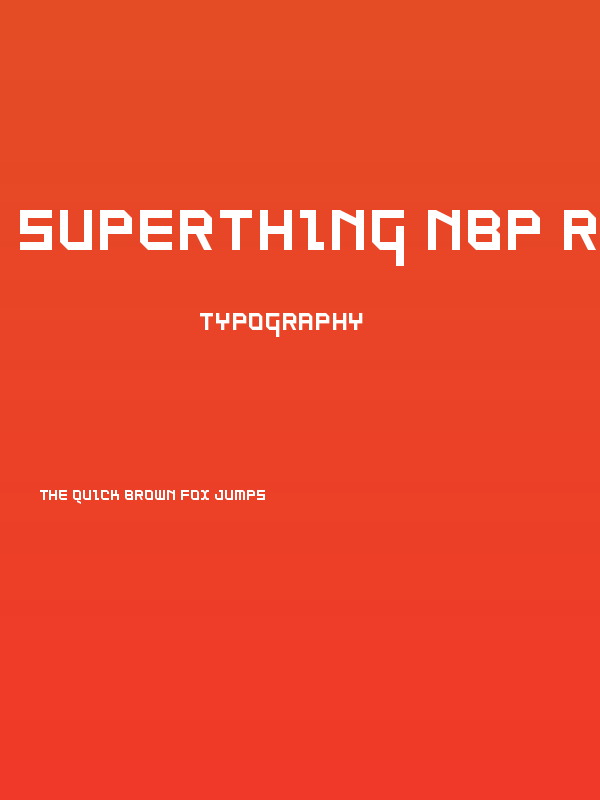 SuperThing NBP Regular Poster