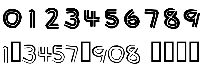 SuperTiki Font OTHER CHARS