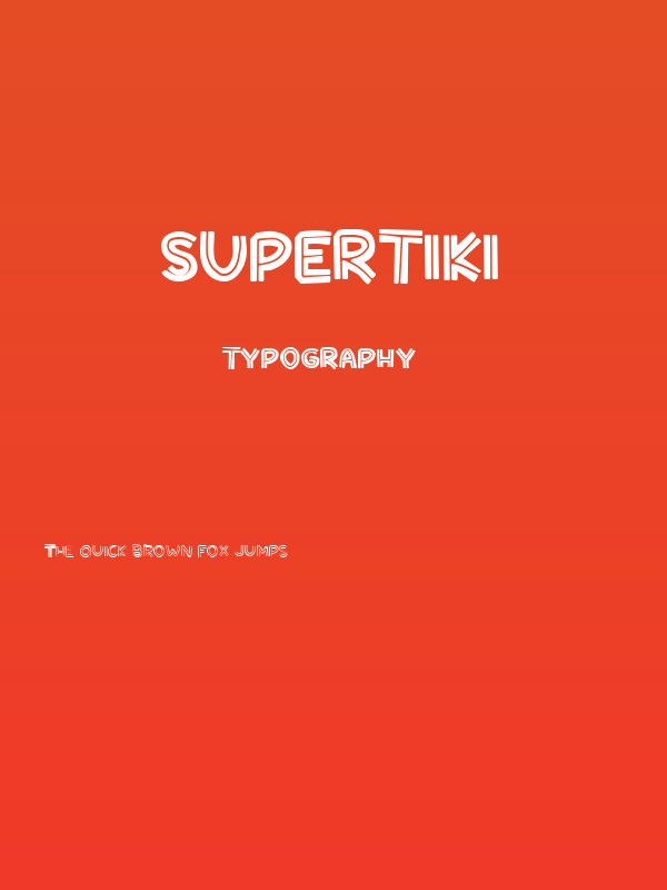 SuperTiki Poster