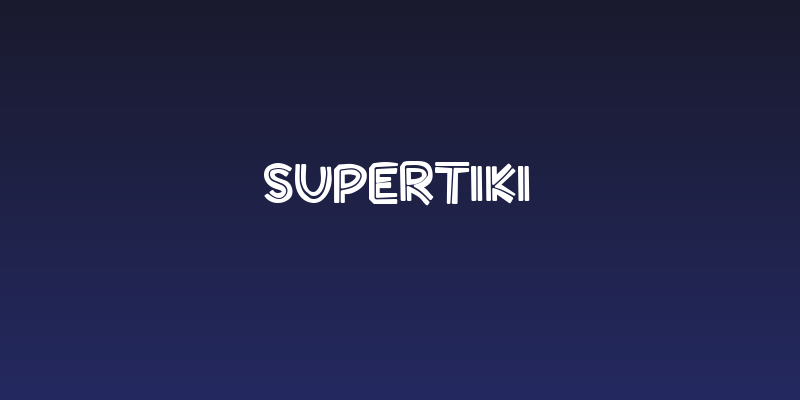 SuperTiki Social Header