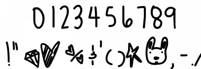 SuperVillain Font OTHER CHARS