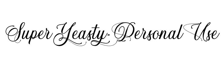 SuperYeasty-PersonalUse  Free Fonts Download