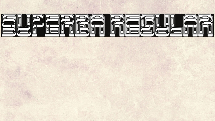 Superba Regular Example 1