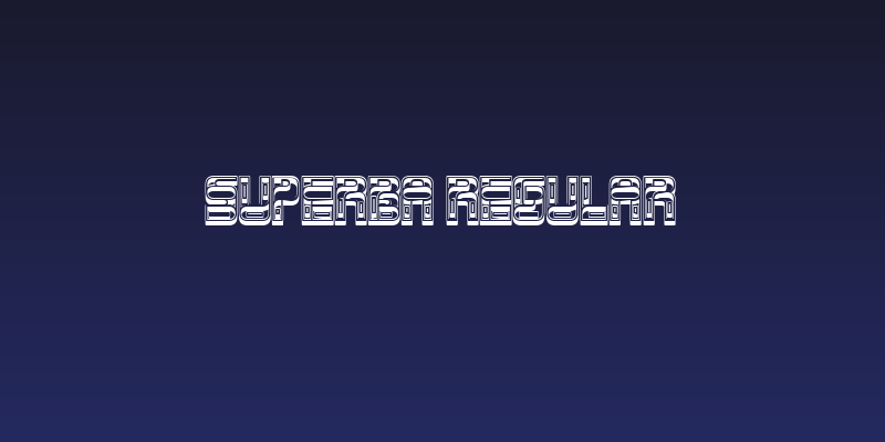 Superba Regular Social Header