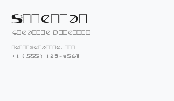 Superbal Business Card