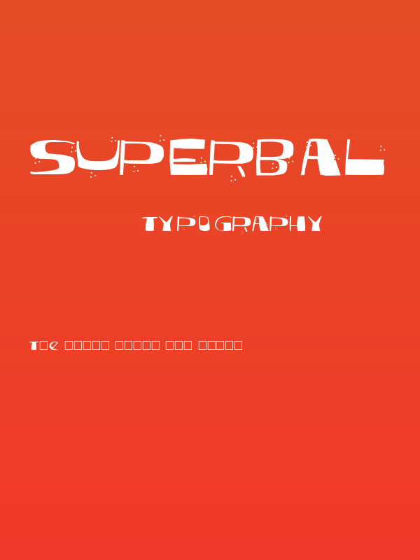 Superbal Poster