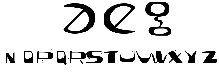 Superbal Font LOWERCASE