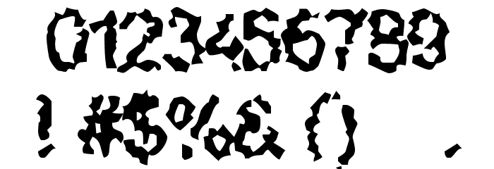 Superbeast Font OTHER CHARS