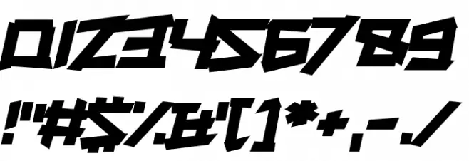 Supercarver Font OTHER CHARS