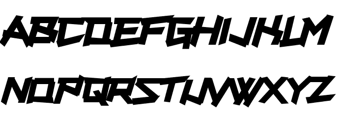 Supercarver Font LOWERCASE