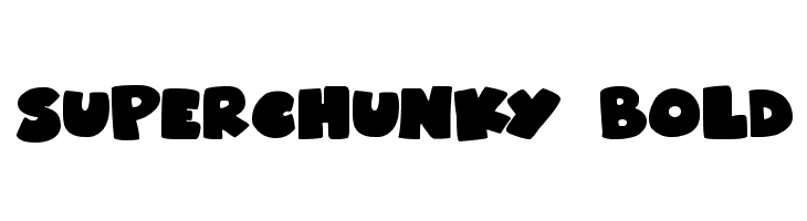 Superchunky Bold  Скачать бесплатные шрифты