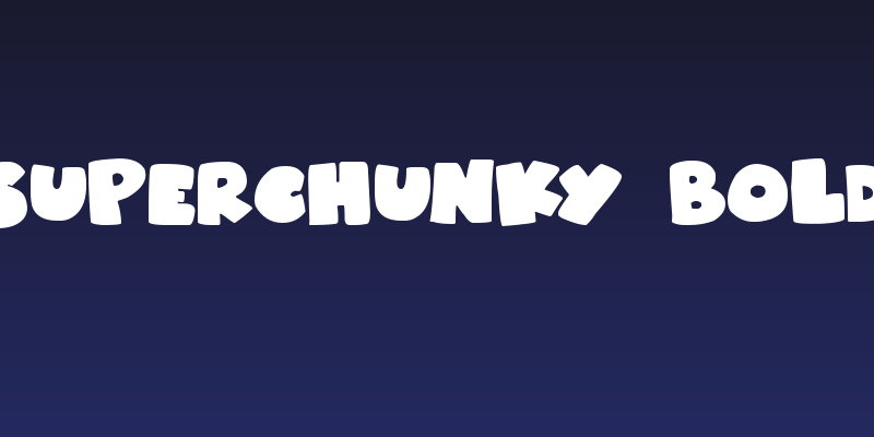 Superchunky Bold Social Header