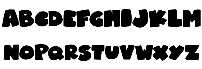 Superchunky Bold Font LOWERCASE