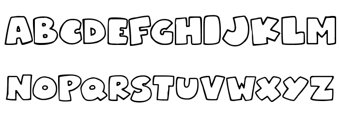 Superchunky Font LOWERCASE