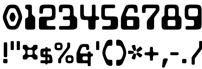 Supercomputer Font OTHER CHARS