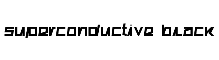 Superconductive Black  font caratteri gratis