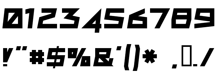 Superconductive Black Font OTHER CHARS