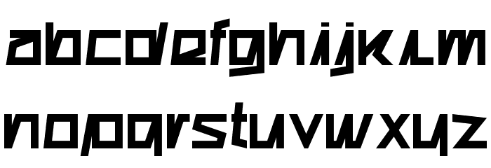 Superconductive Black Font LOWERCASE