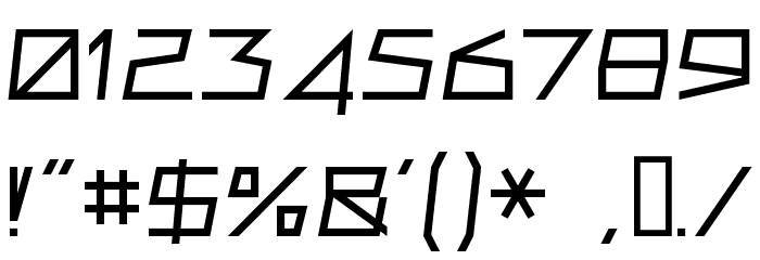 Superconductive Medium Font OTHER CHARS