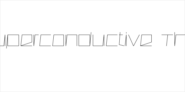 Superconductive Thin Logo