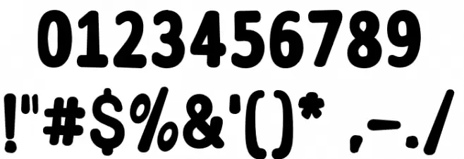 Supercraft Font OTHER CHARS