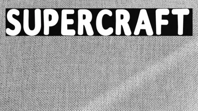 Supercraft Font examples