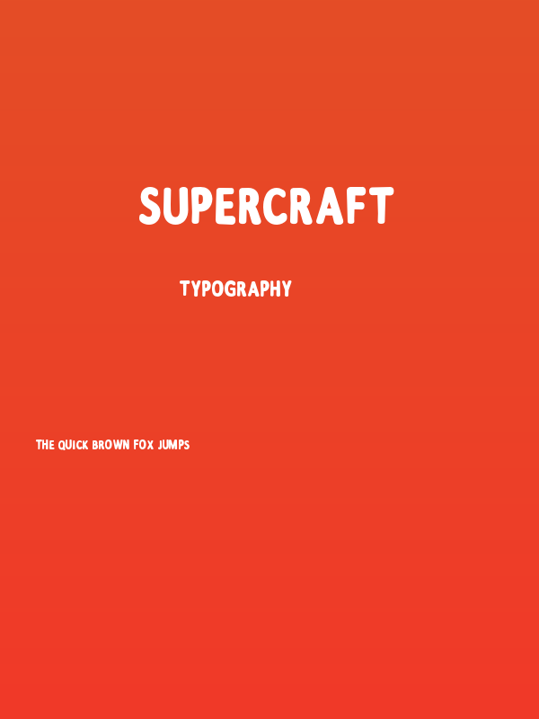 Supercraft Poster