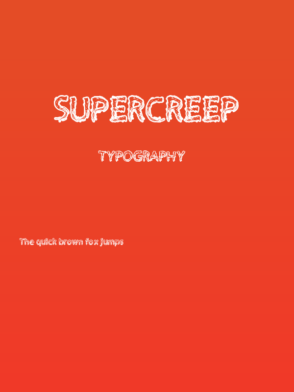 Supercreep Poster