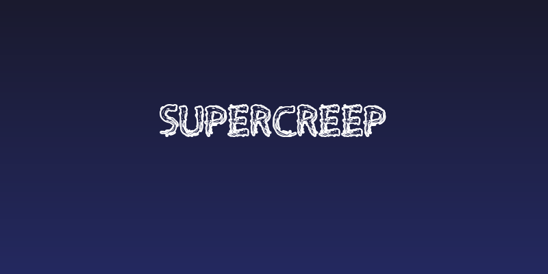 Supercreep Social Header